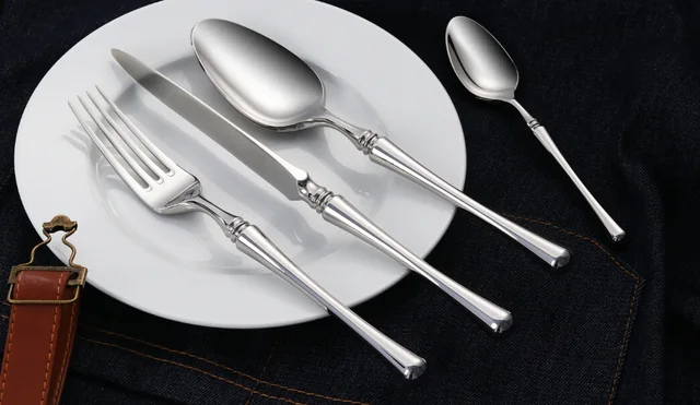 High Quality Stainless Steel Cutlery Set Stainless Steel Flatware Tableware Wholesale For Restaurant Hotel