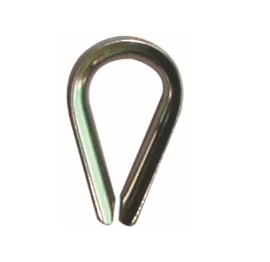 Stainless steel wire rope thimble commercial European type, AISI316 or AISI304
