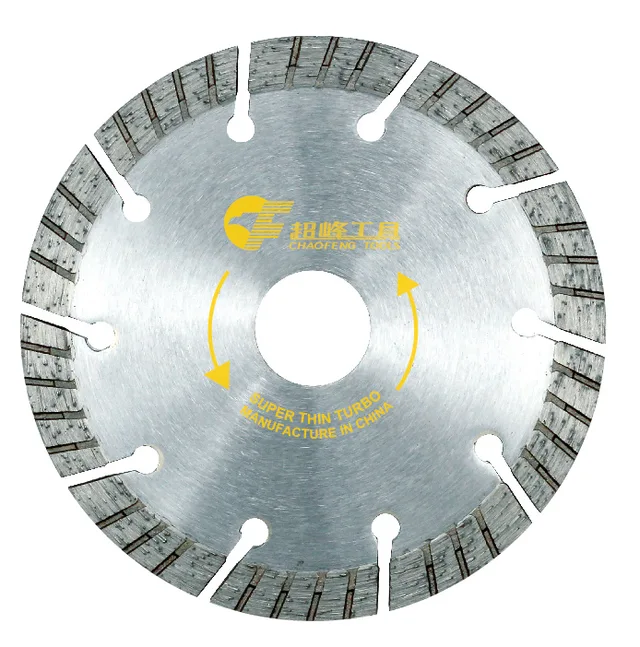 Diamond double-deck slotting saw blade
