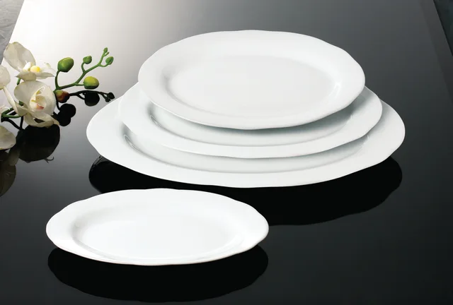 Cut Round Oval Plate