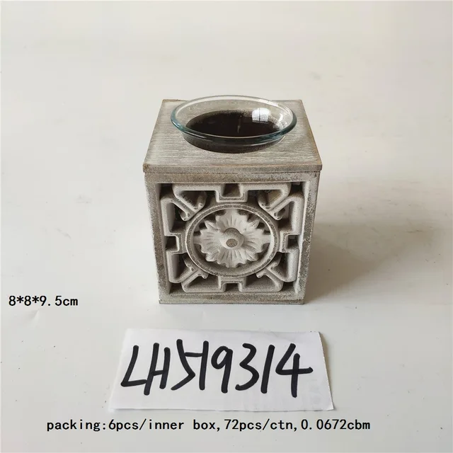 MDF candle holder set home decoration