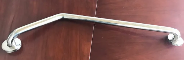 Stainless Steel Bathroom Angled Grab Bar