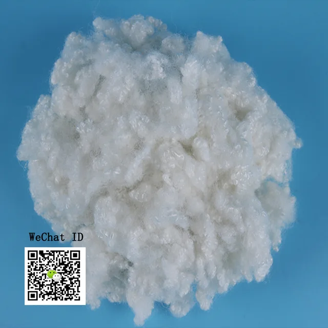 Recycled 15D*64MM HC polyester staple fiber