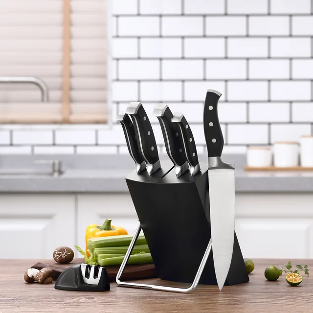 AH01-A 6pcs ABS handle kitchen knife set
