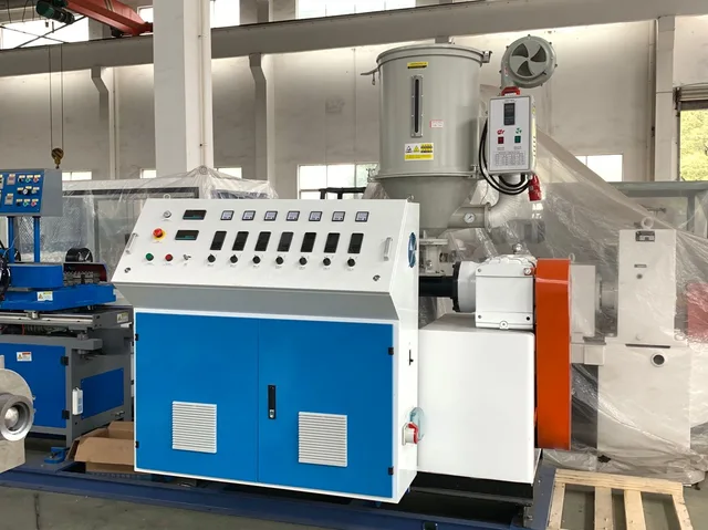 Plastic corrugate hose machine