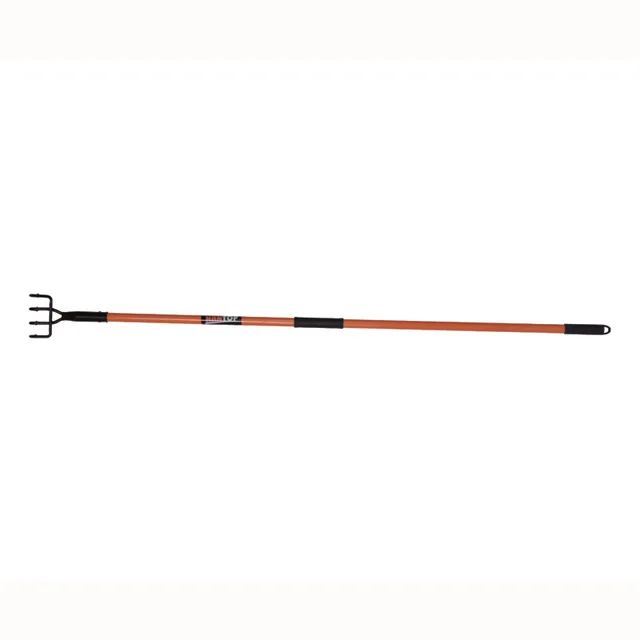 4 Prongs Cultivator With Fiberglass Handle