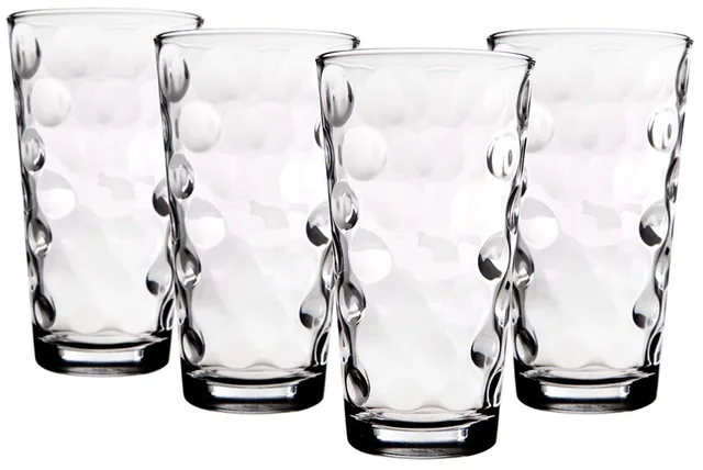 260ml Rain Drop Pattern Glass Cup
