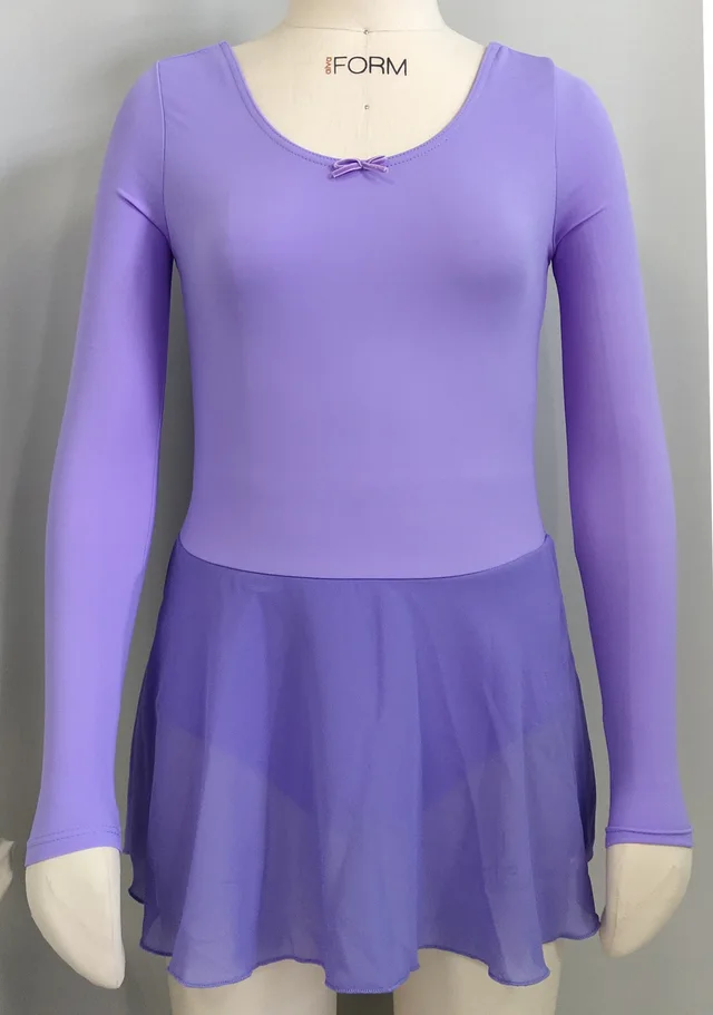 Kids long sleeve dress - classwear / dance/performance