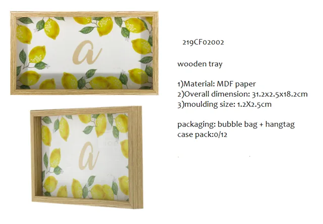 MDF tray