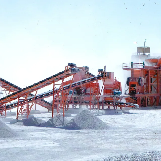 Granite crushing plant