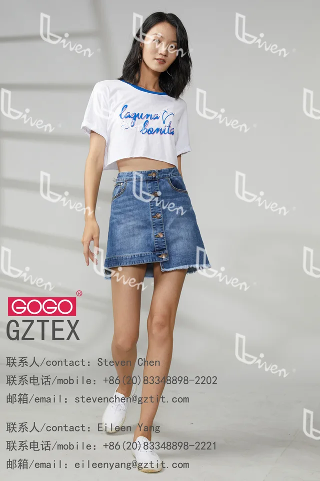 Ladies denim culotte