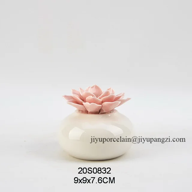 Porcelain spring flower fragrance scent bottle difusser