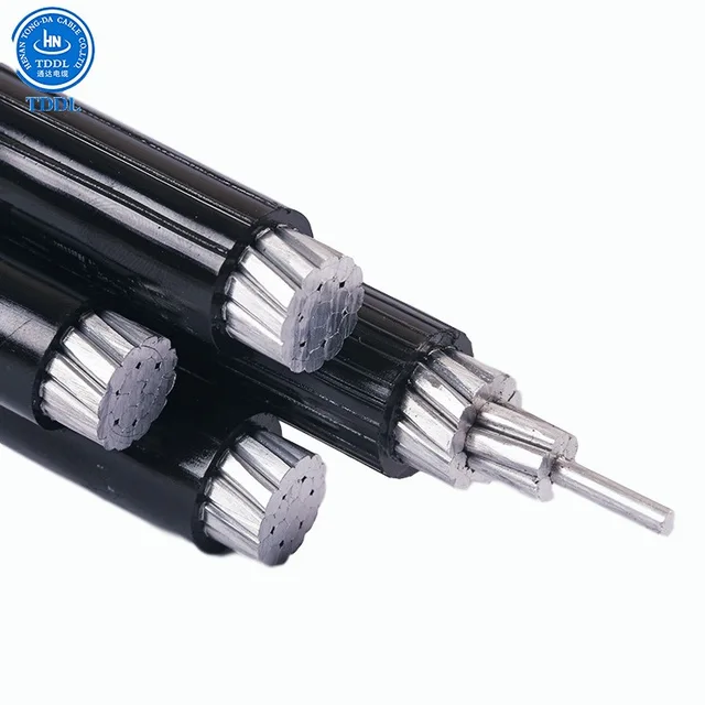 Aluminum Conductor XLPE Insulated Low Voltage Quadruplex Service Drop