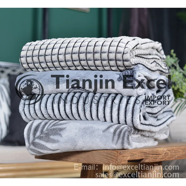 00000AA1-19 blanket - flannel printed ground & sheard