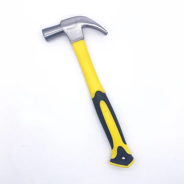 Claw hammer with fiberglass handle (UK type)