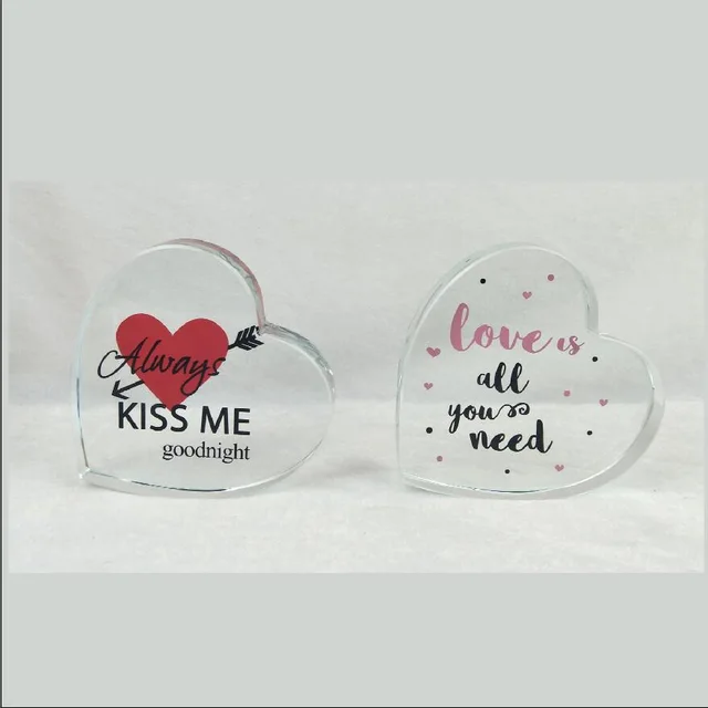 Glass Message Block