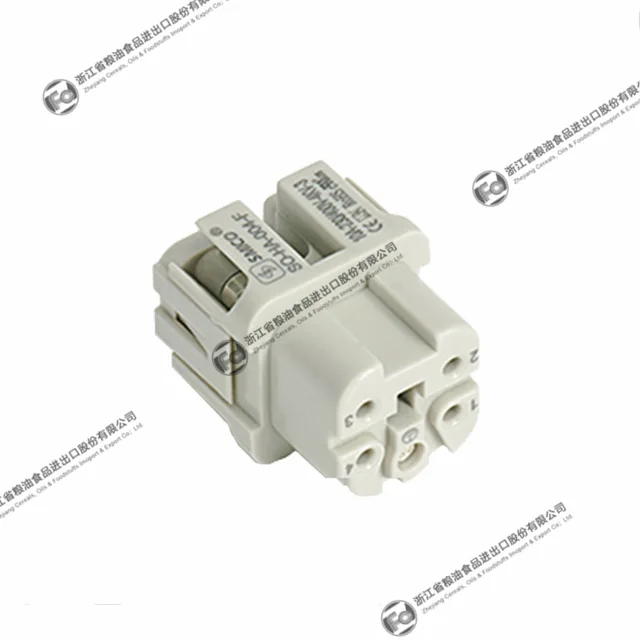 4PIN + E 5pin industrial heavy duty rectangular connector for snake power wire cable harness