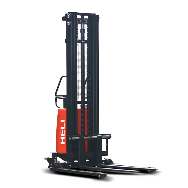 1-1.2t Straddle Semi-Electric Stacker