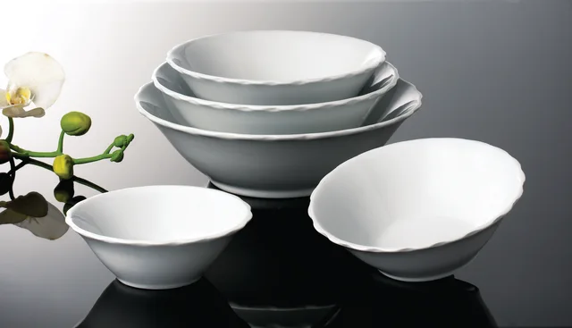 Cut Round Salad Bowl