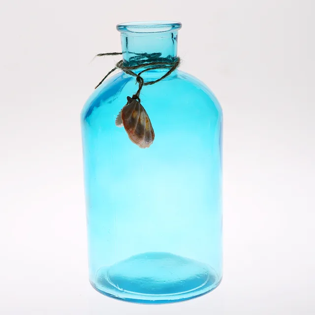 Glass vase glass bottle painted glass vase