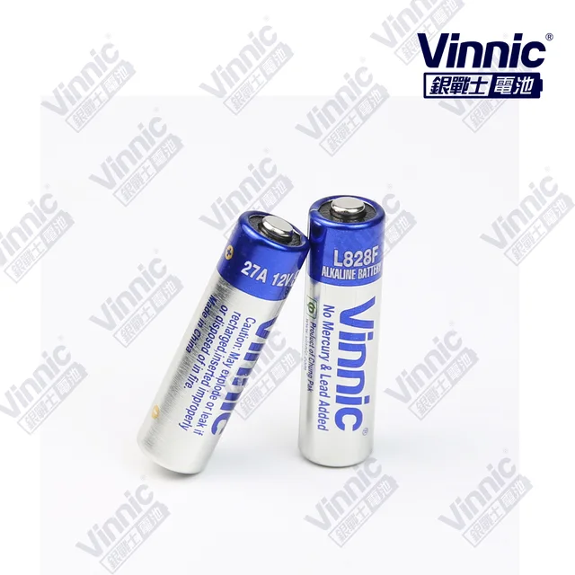 0% Mercury High Voltage Alkaline Cylindrical Button Cell L828F 27A
