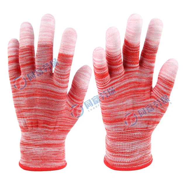 PU Finger Dip Coated gloves