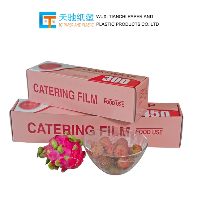 Transparent PVC Food Wrap With Slider Cutter Box