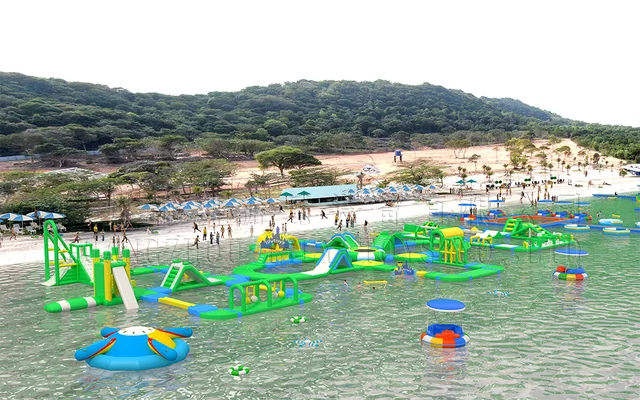 Newest design TUV passed inflatable water sport equipment, inflatable water park for lake or sea