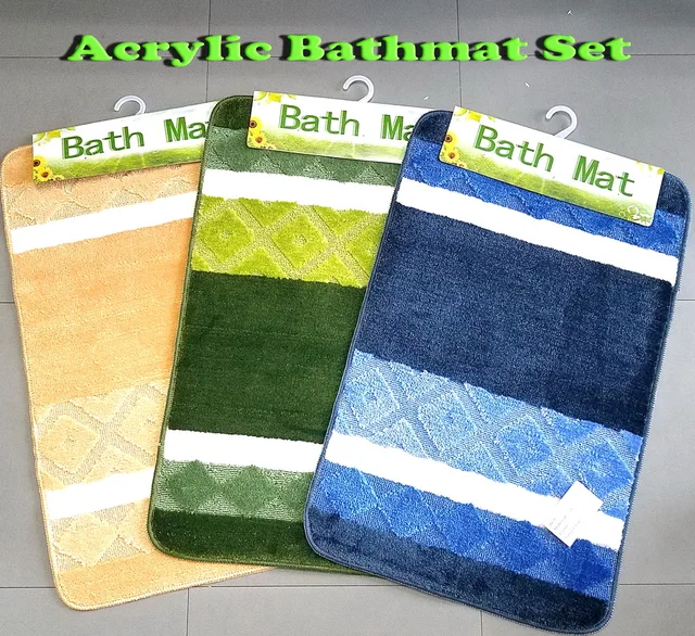High quality Acrylic bath mat set, Home hotel fashion use bath rug, fashion bathtub bath non slip mat