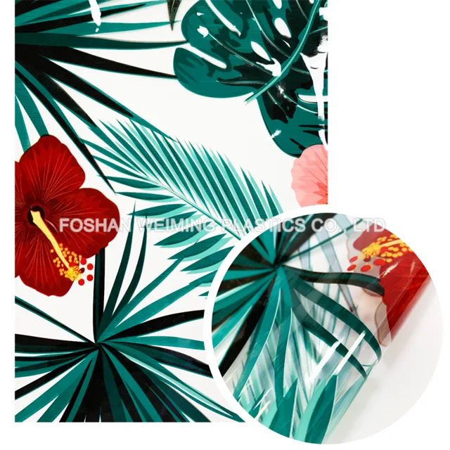 Transparent PVC Table Cloth With Printing