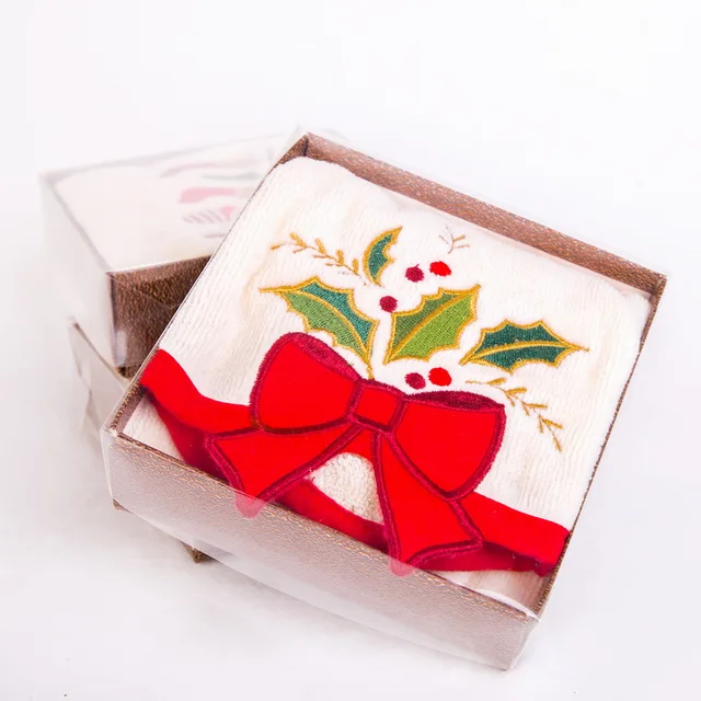 Gift BOX TOWEL Christmas designs