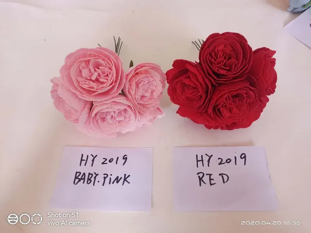 Artificial flowers; PE FLOWER; ROSE