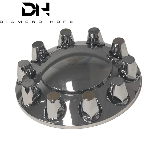 Factory chrome truck wheel covers caps front axle wheel cover