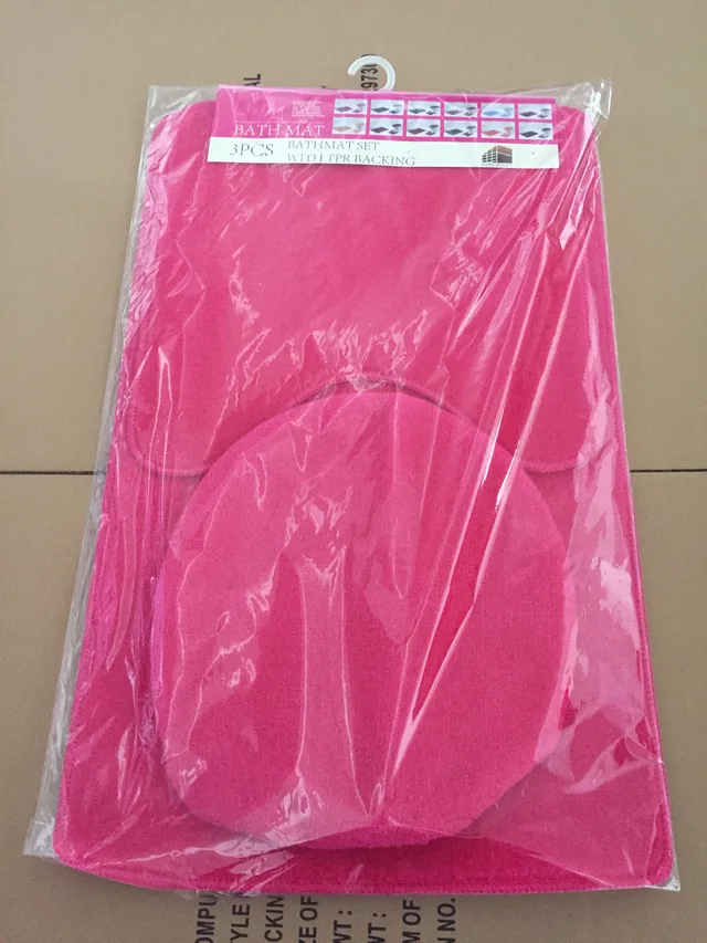 High quality Acrylic bath mat set, Home hotel fashion use bath rug, fashion bathtub bath non slip mat