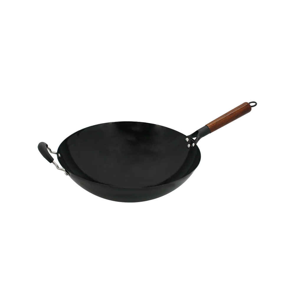 Iron wok enamel wok