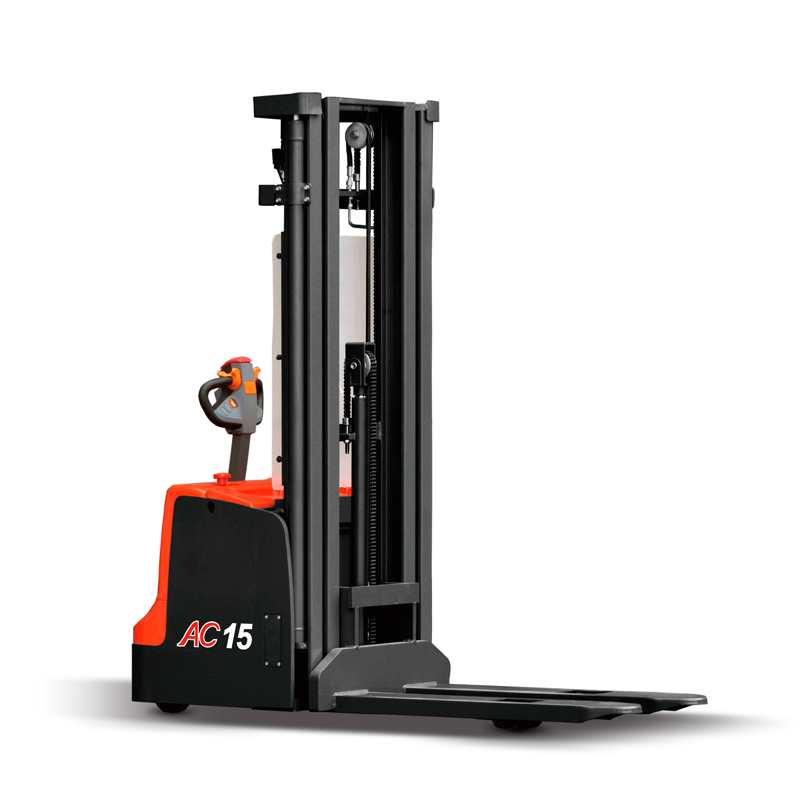 1.5t Fork Over Electric Stacker (Standard 3-stage)