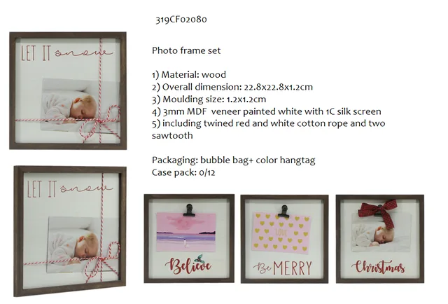 Christmas clip frame