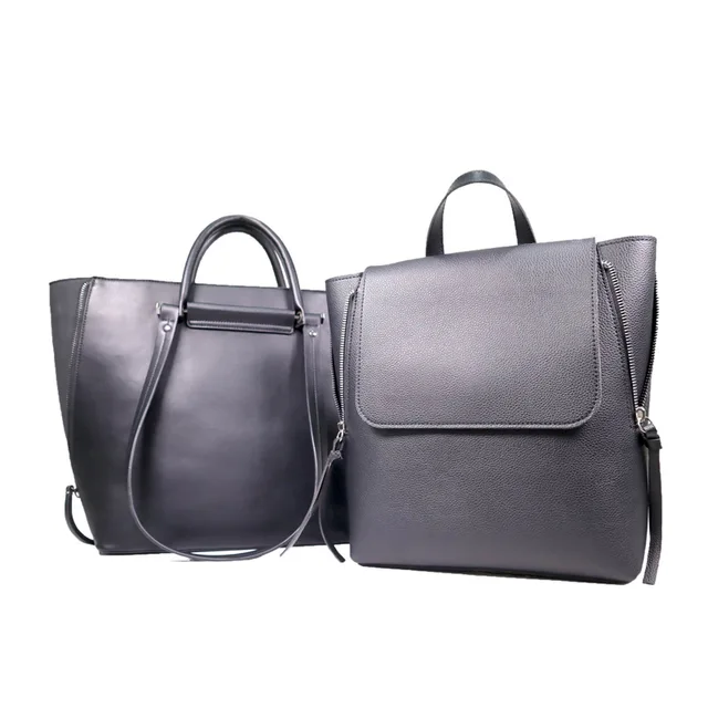 Zipper trim backpack