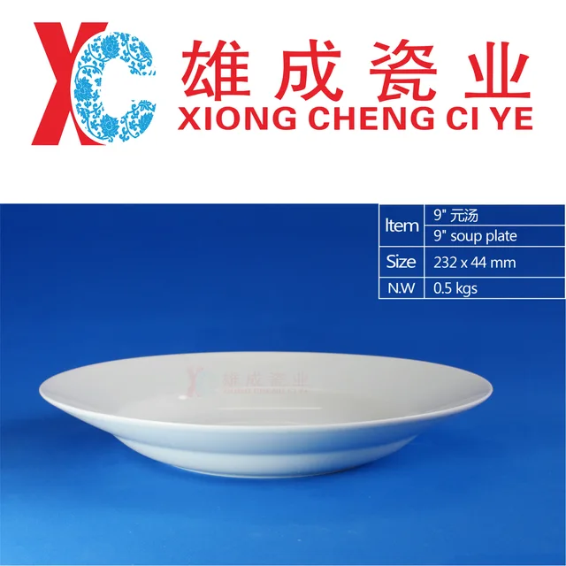 9”soup plate