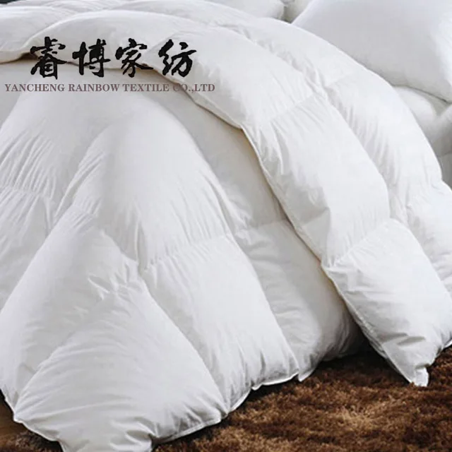 Super soft microfiber hotel home white down alternative comforter