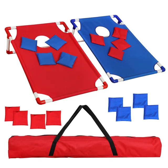 Outdoor Game Portable PVC Cornhole Bean Bag Game Set With carrying bag