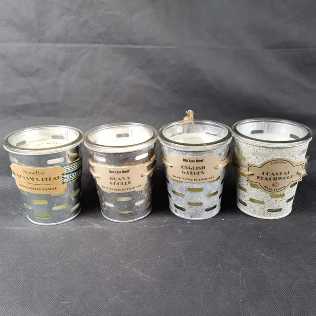 Olive bucket candles