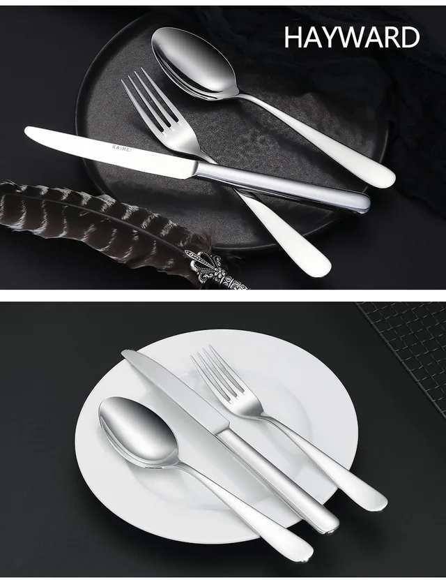 High Quality Stainless Steel Cutlery Set Stainless Steel Flatware Tableware Wholesale For Restaurant Hotel