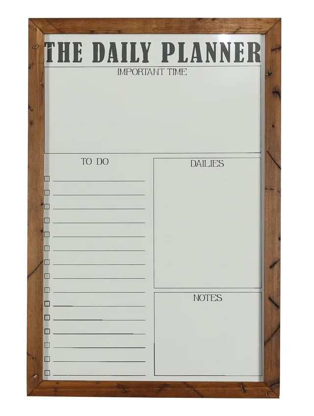 Wooden frame writing board