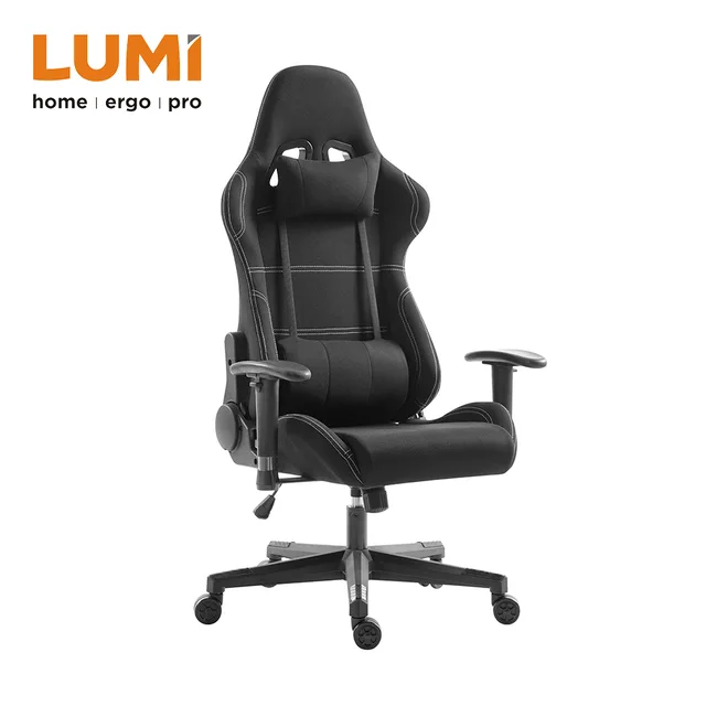 Gaming Chair -with Headrest and Lumbar Support