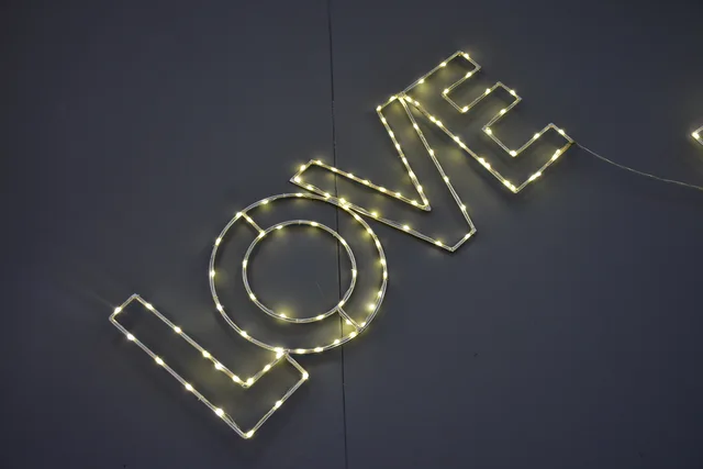 Micro LED metal frame lights