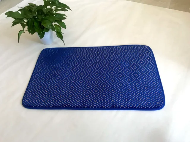 Foil gold bathroom mat/ door mat