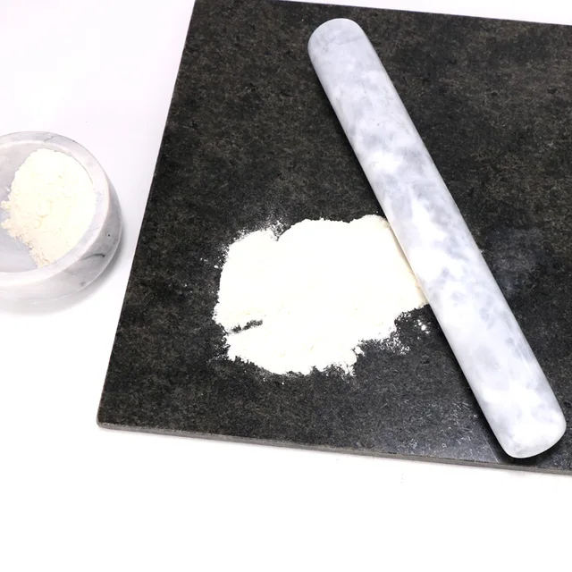 Marble rolling pin