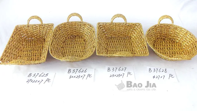 X'mas paper rope basket