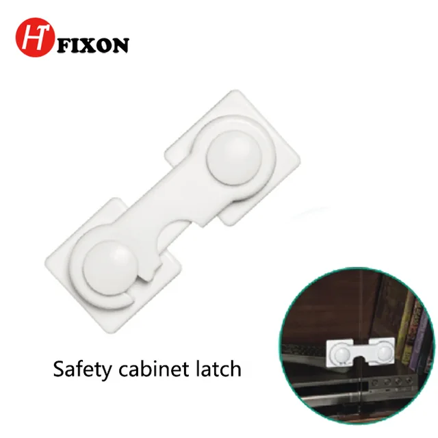 Plastic cabinet safety latch baby safety lock